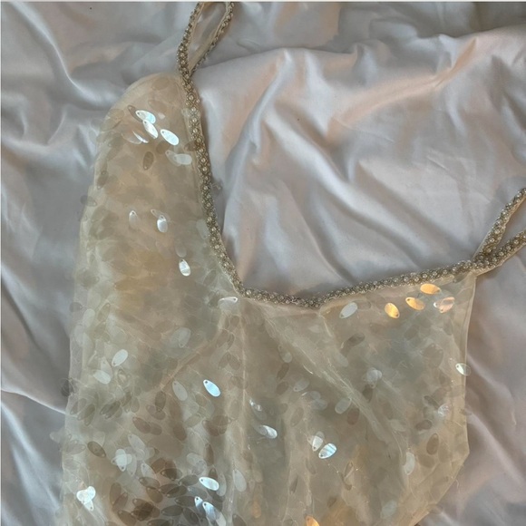 White Sequin Mini Dress from Boutique - Picture 5 of 6